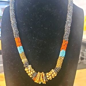 Multicolor Designer Beaded Necklace